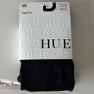 HUE Black Women's Tights Size M/L